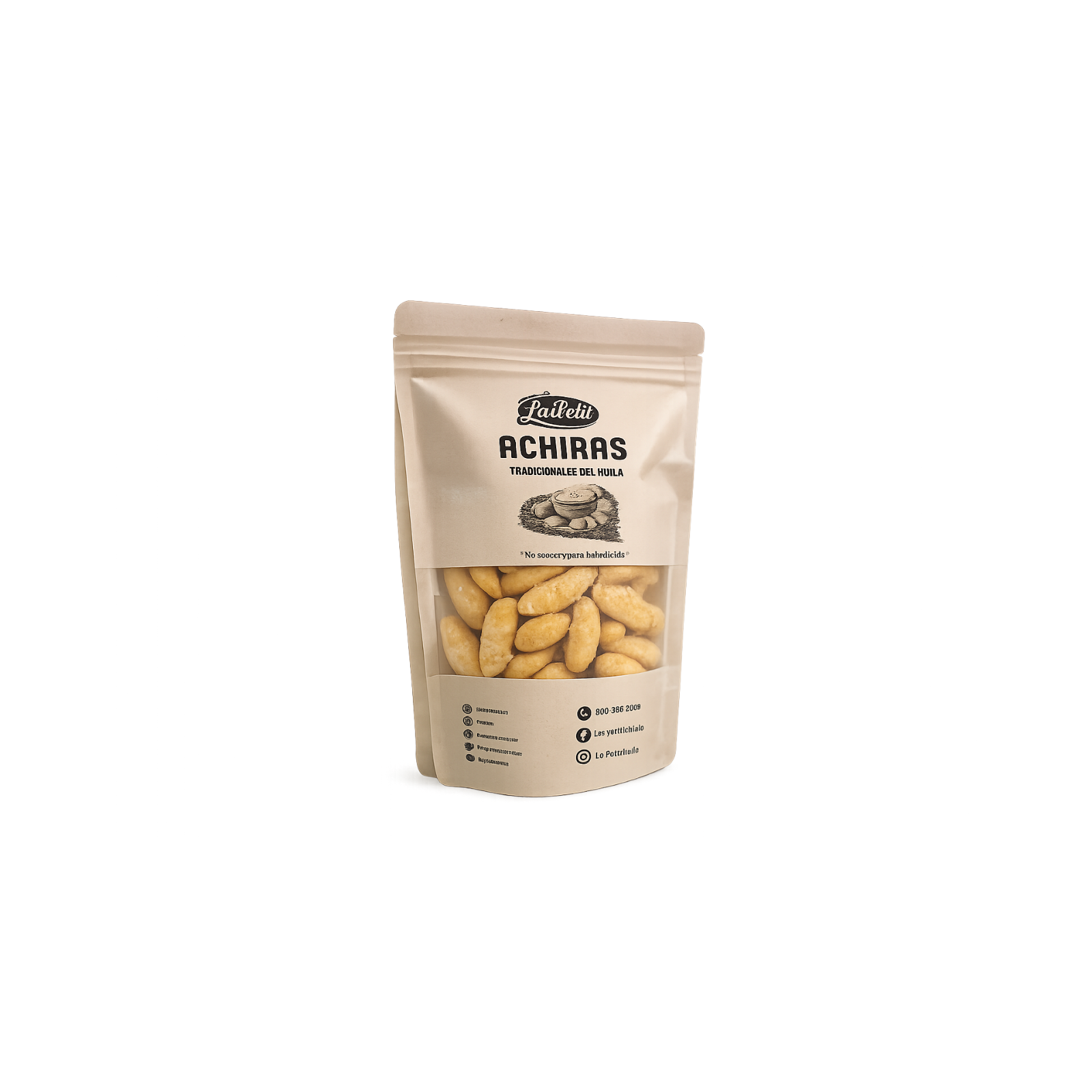 Achiras La Petit Huila Paq. 60 g. Aprox. 25 unds.