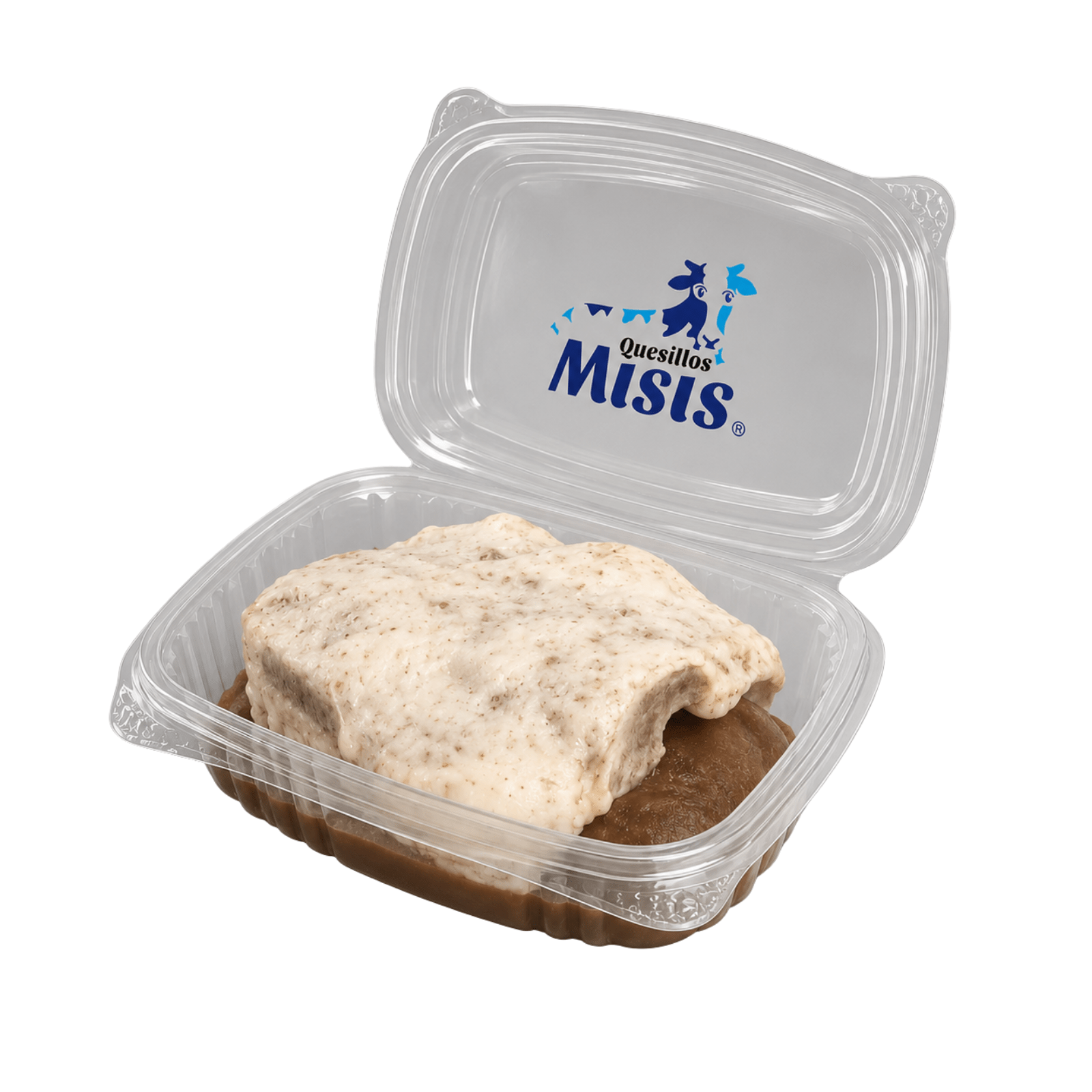 Bizcocho melado con Queso campesino.