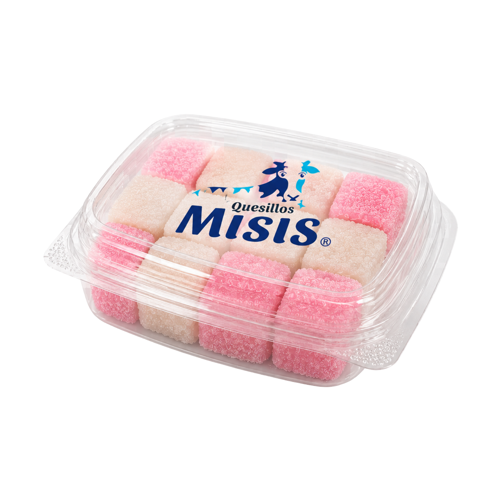 Caja de bocadillos dos colores