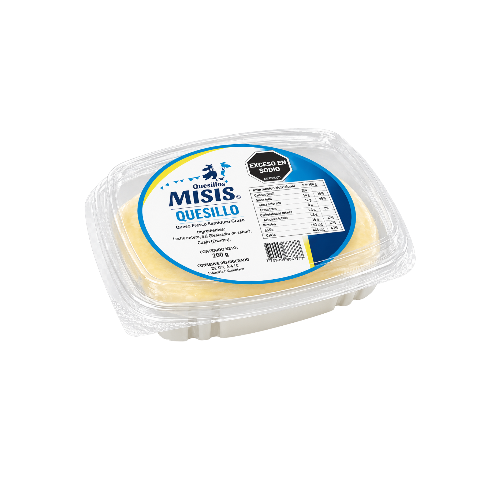 Quesillo 250 g SIN REFRIGERAR + Recipiente(1)